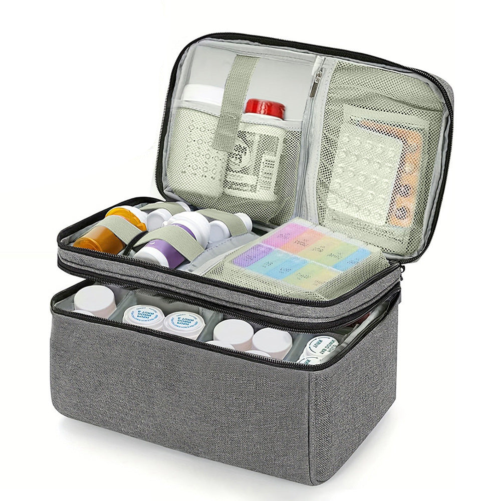 Portable First-Aid Emergency Organizer Handbag