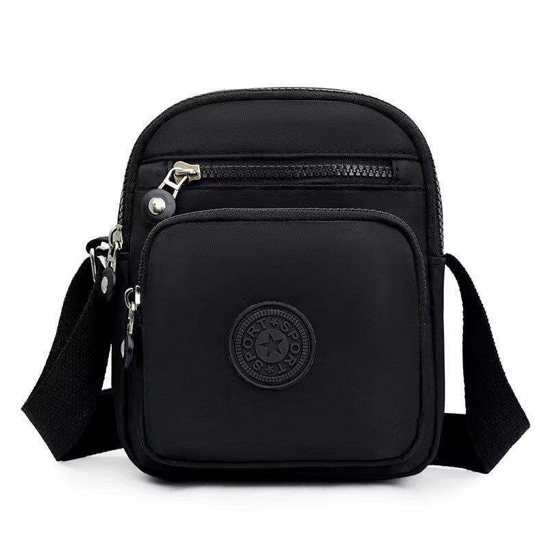 Lightweight Multi-Layer Oxford Cloth Crossbody Fashionable Small Square Bag