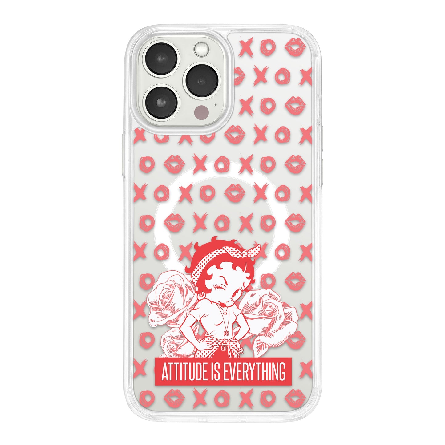 Betty Boop Romantic Rebel HD Apple iPhone 14 Mag-Safe Phone Case