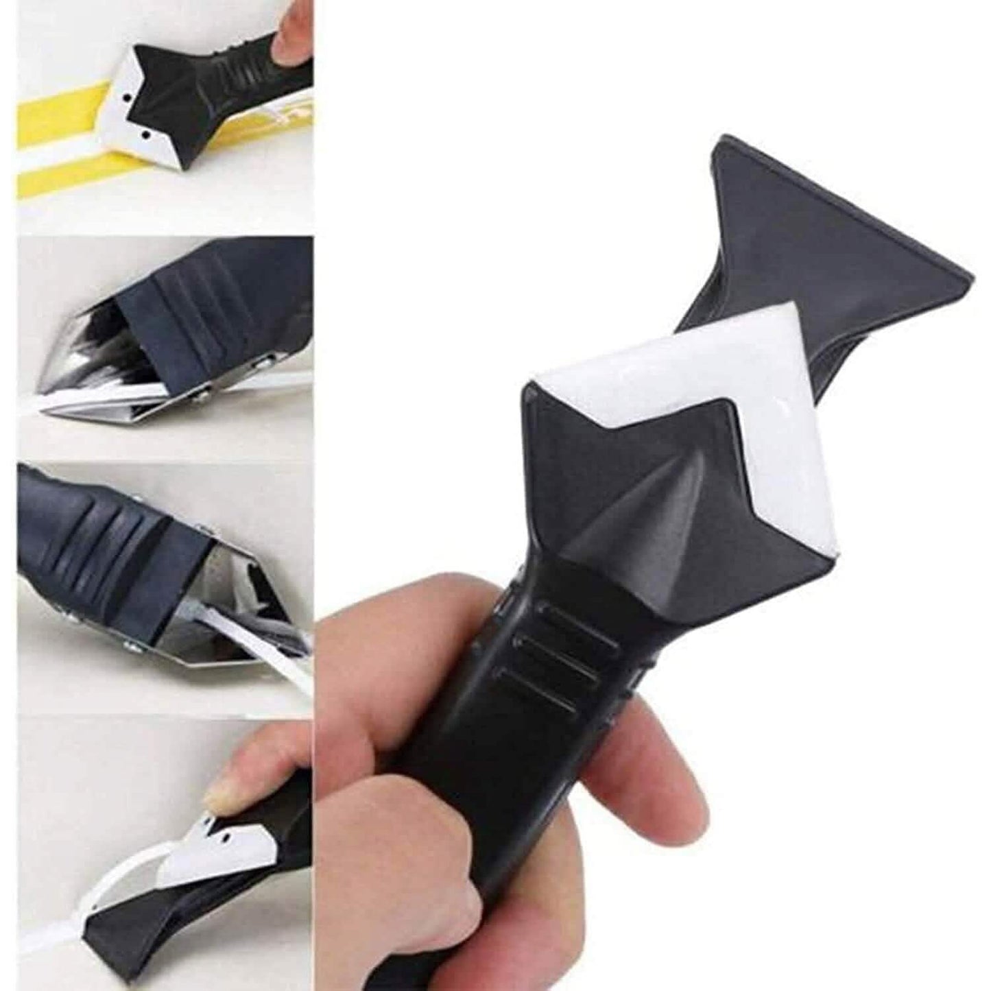 3-in-1 Stainless Steelhead Caulk Remover and Sealant Scraper