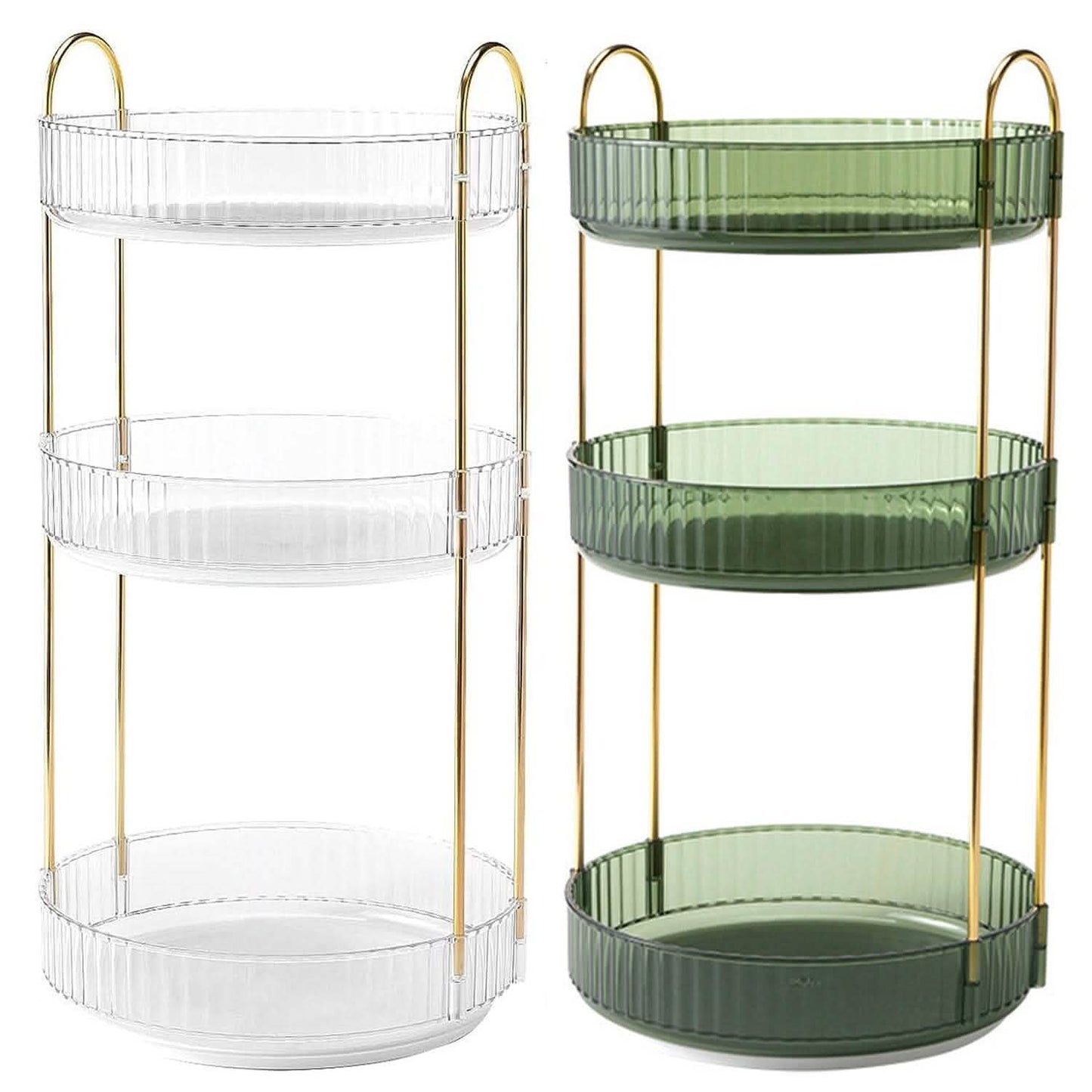 3-Tier 360° Spinning Rotating Makeup Organizer