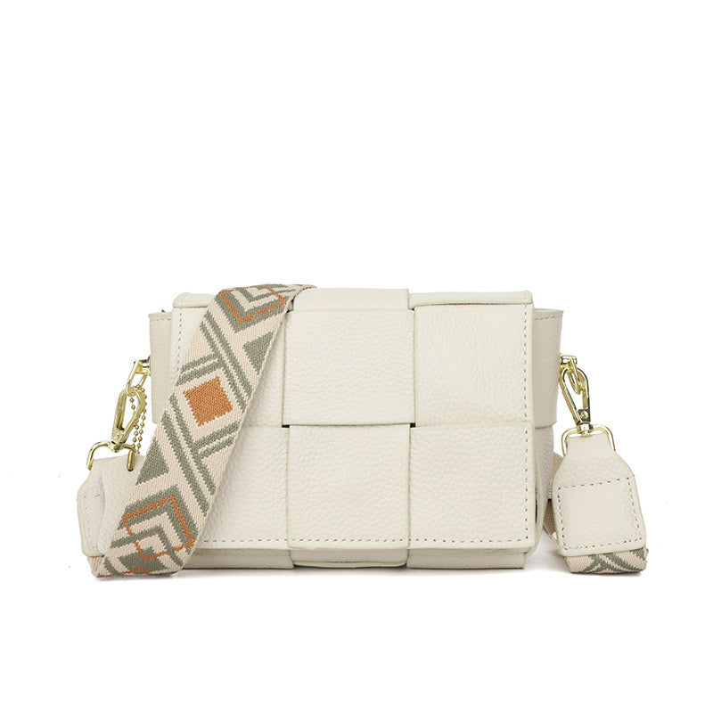 Bandolera Margot de cuero plegable