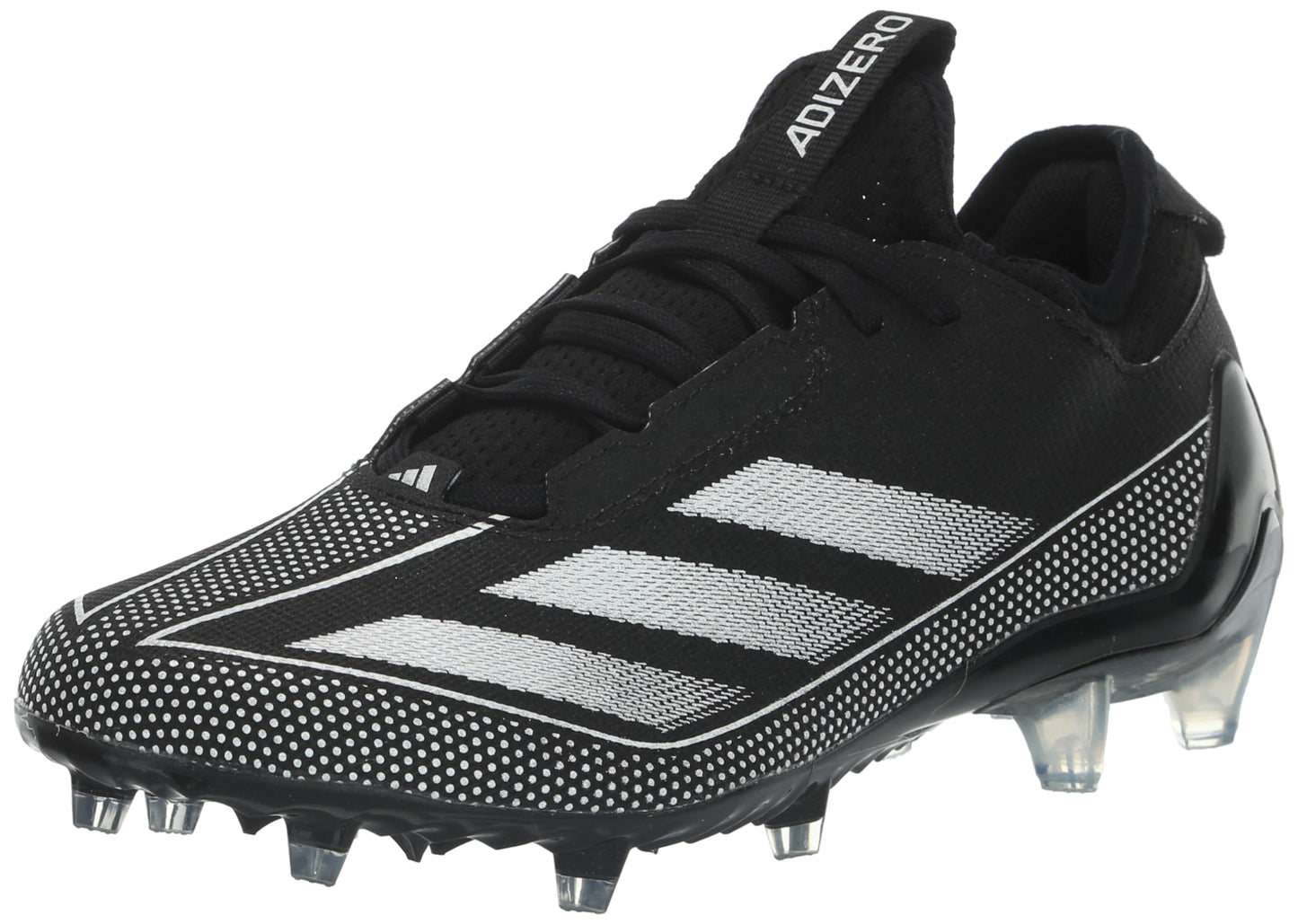 adidas Mens Adizero Electric.1 Football Sneaker Black/White/Black 8