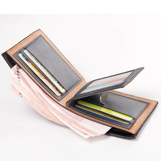 Men's Short Embossed Wallet