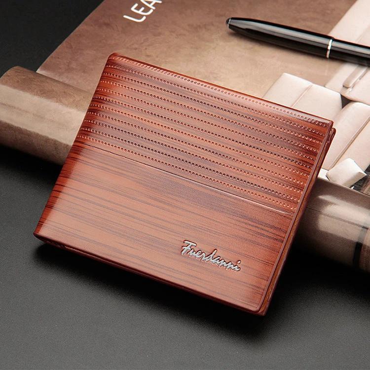 Men's Short Embossed Wallet