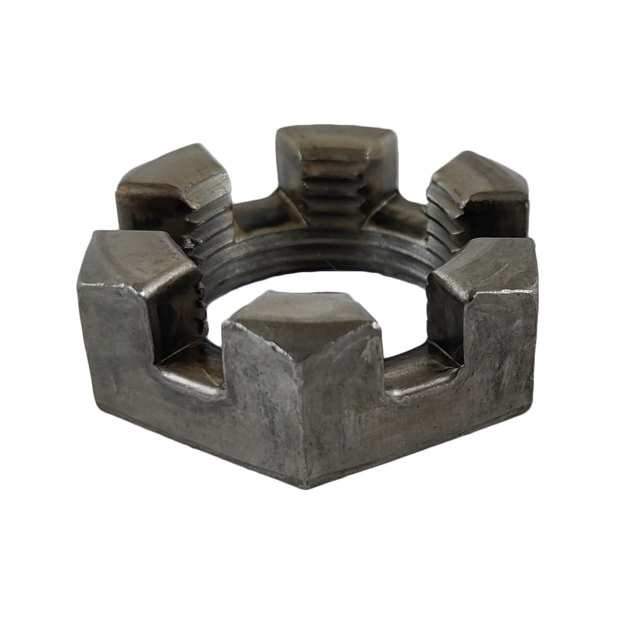 Precision 1" - 14 Spindle Slotted Trailer Axle Castle Nut