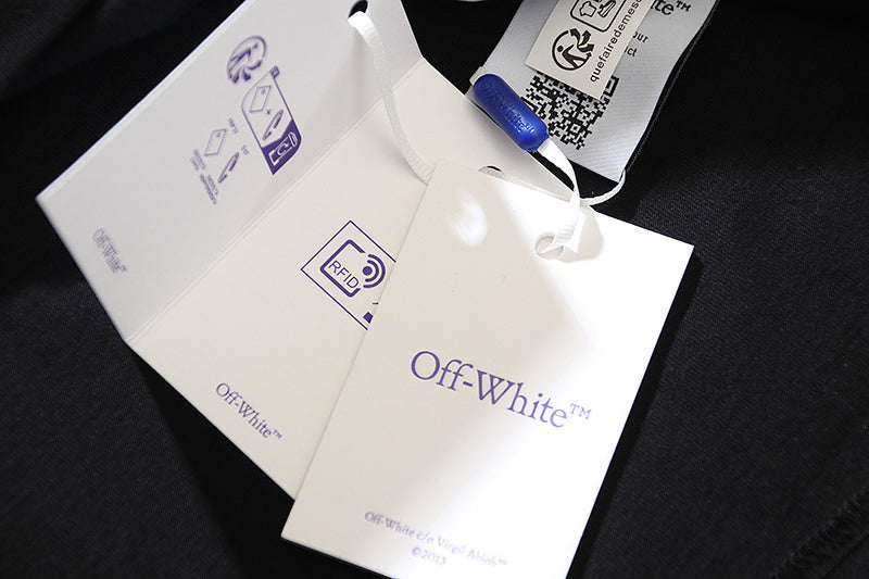 Off-White logo cotton t-shirt 'Black'