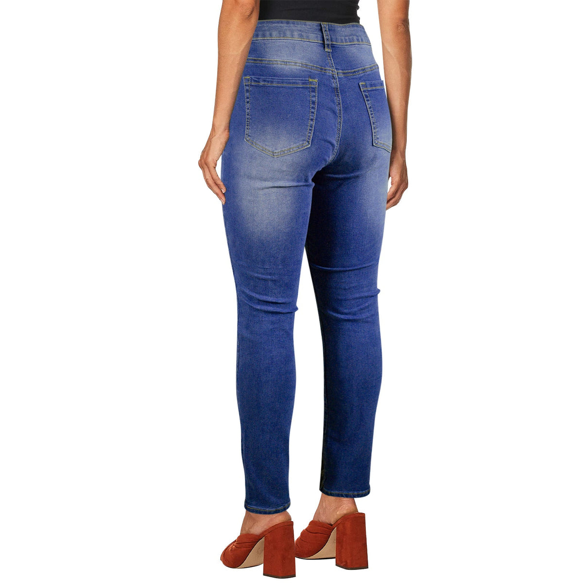 Women's Senior 2027 Decorated Jeans with Front Printing