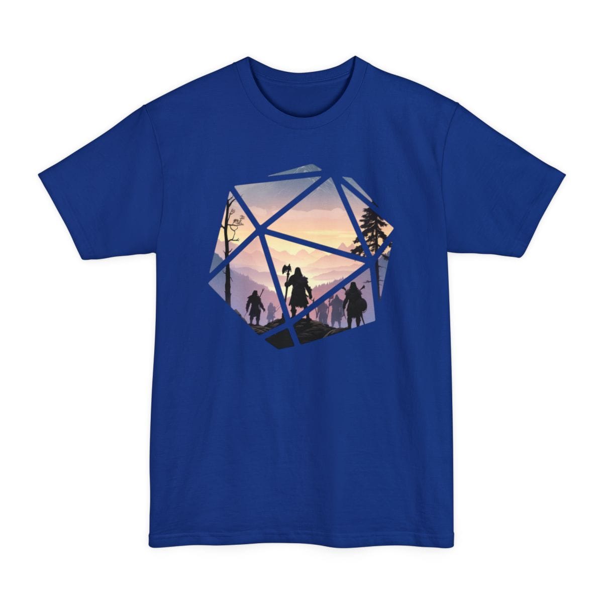 D&D D20 Landscape Tall T-Shirt