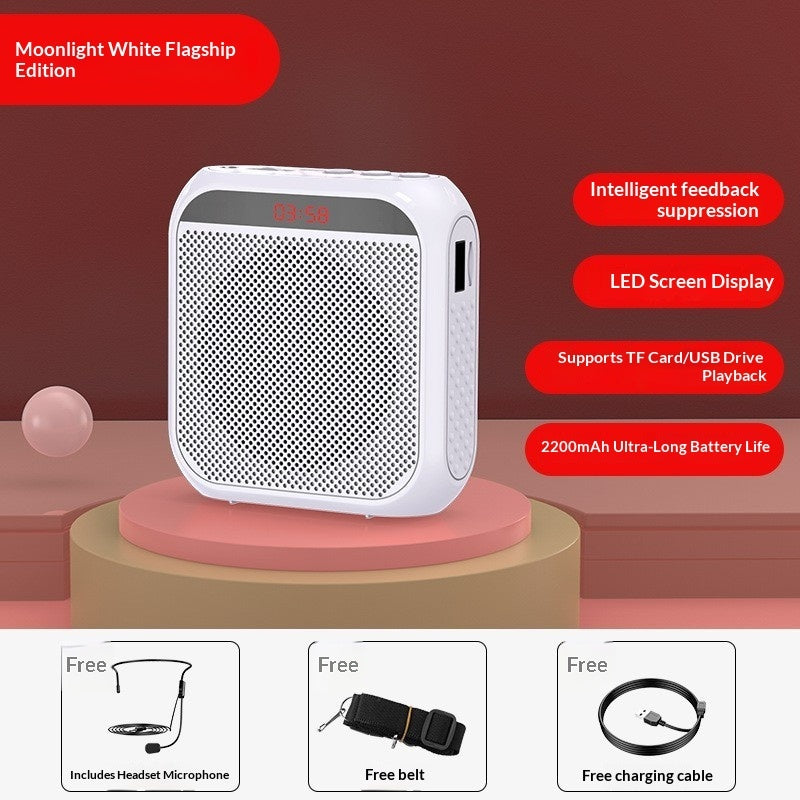 Megaphone Tour Guide Mall Hawker Teachers Instruction Waist-mounted Loudspeaker Portable Player