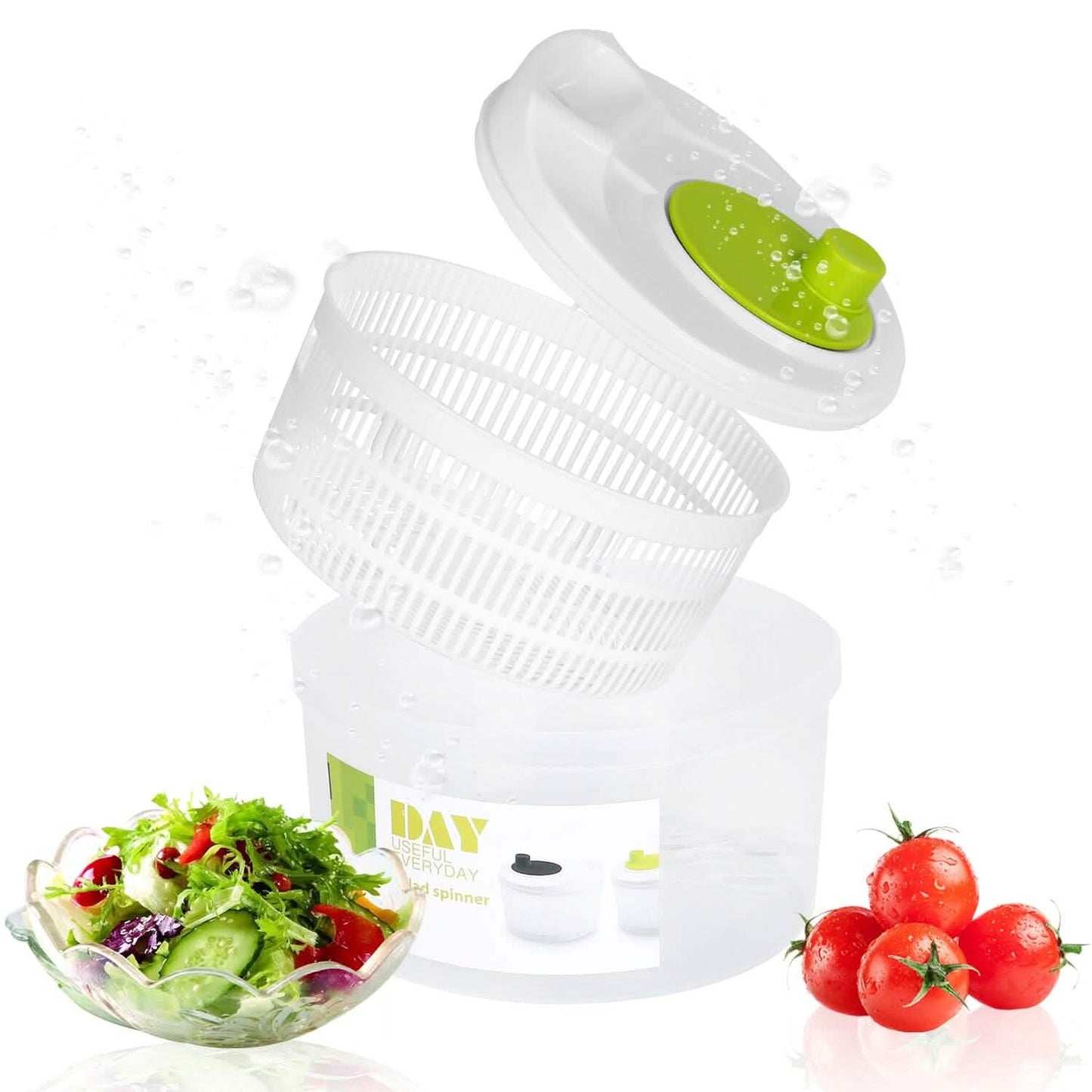 3L/0.8Gal Salad Spinner Washer with Lid