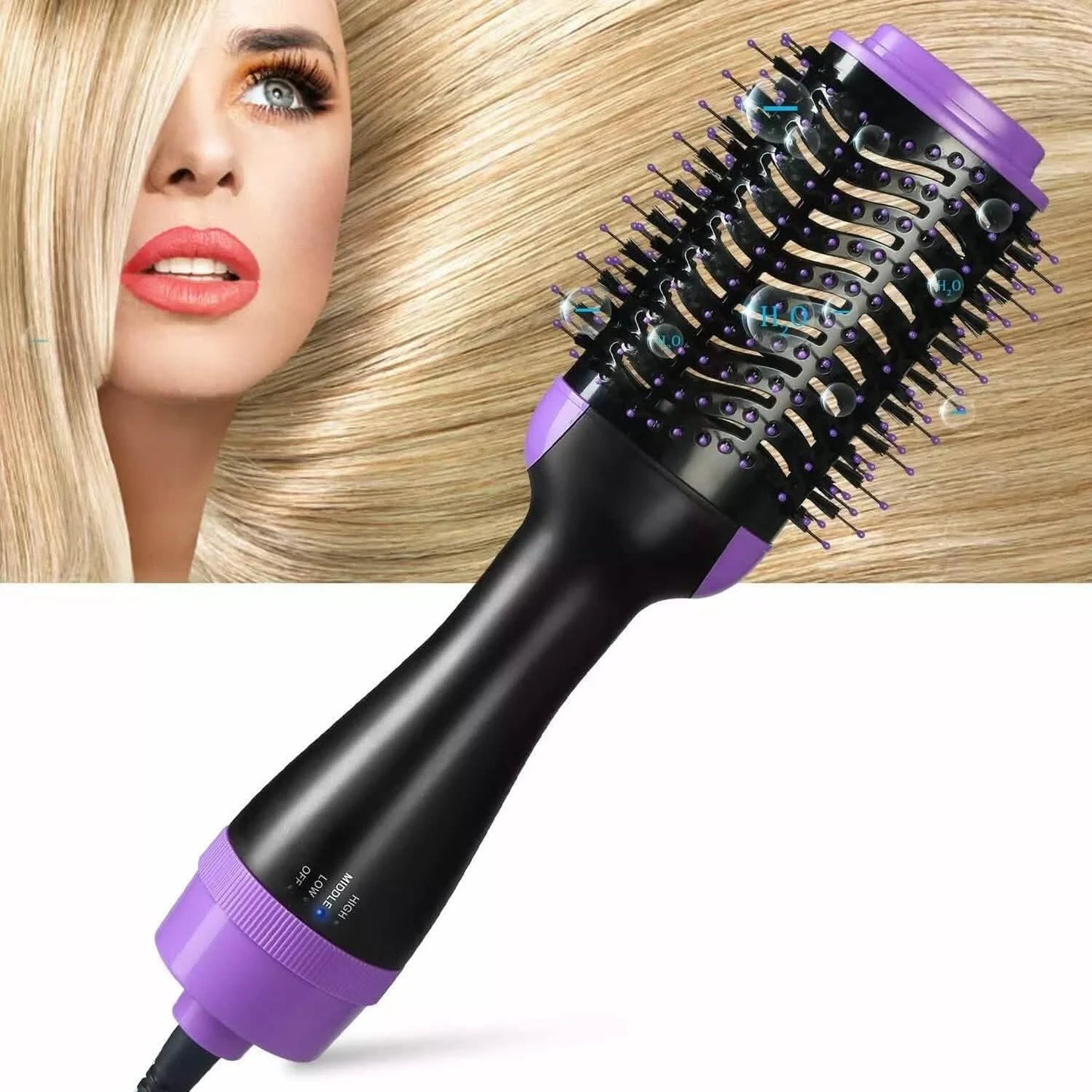 4-in-1 Negative Ion Hot Hair Dryer Brush, ASOGO One Step Hair Dryer & Volumizer