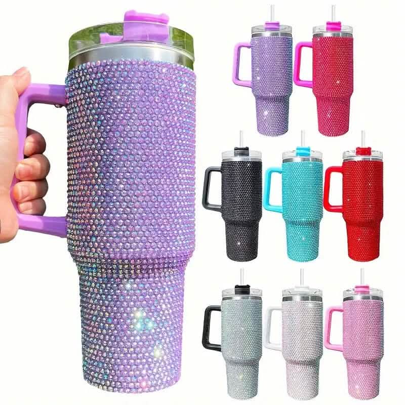 40 Oz Super Sparkly Rhinestone Bling Tumbler