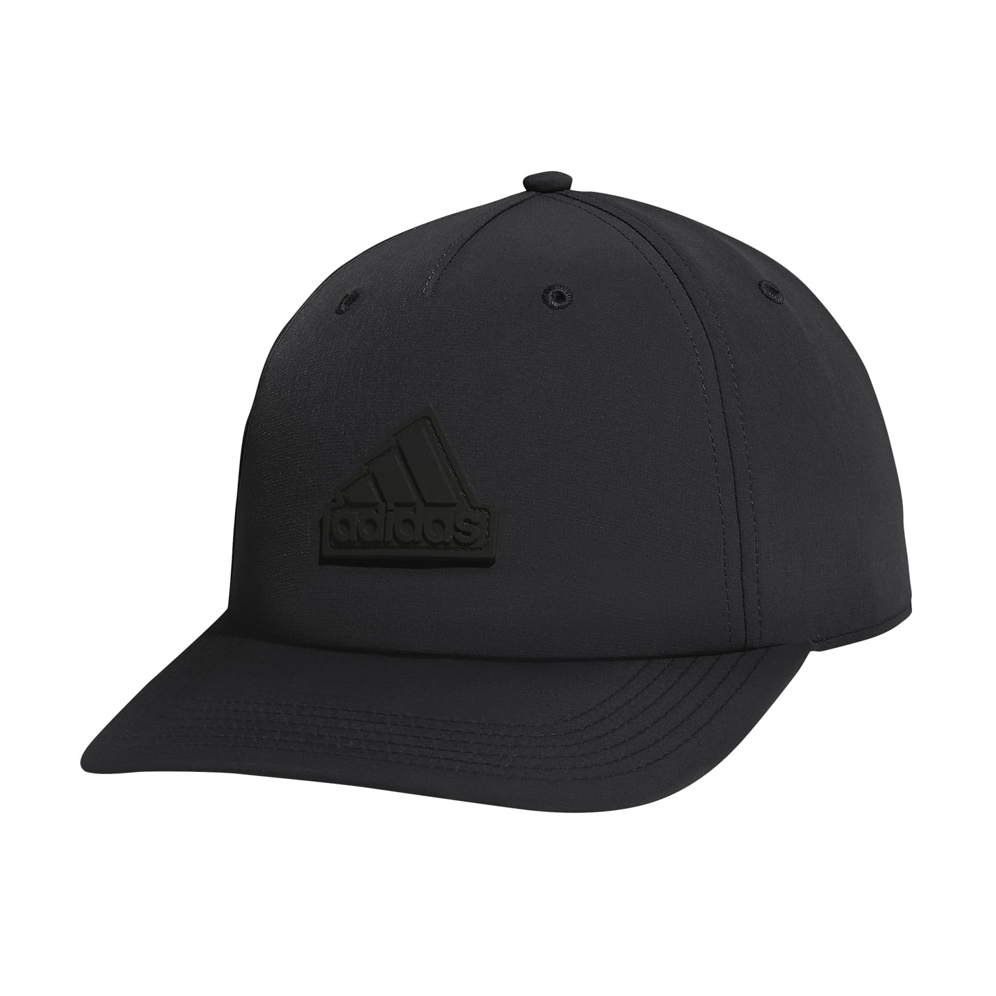 adidas Mens Sport 5-Panel High Crown Structured Snapback Adjustable Fit Cap Black/Grey
