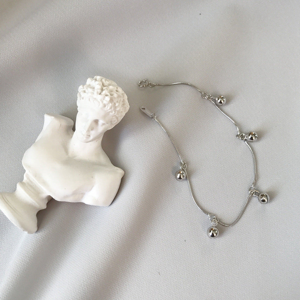 S925 Sterling Silver Beads Bracelet