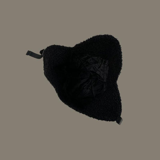 Men's Lamb Wool Ski Flying Ear Protection Baseball Style Hat
