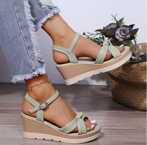 Women's High-Heeled Wedge Sandals