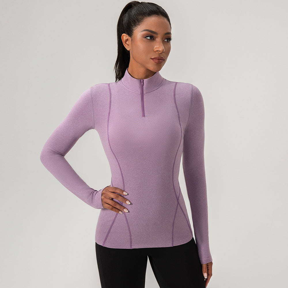 Women's Yoga Sports Half-Zip Hoodie