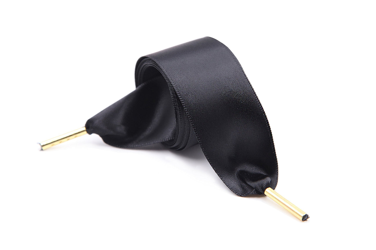 ZOOEASS Women Fashion Satin Ribbon Shoelaces Shoe Laces For Solid Color ShoesIdeal for Converse Nike VANS Addidas Reebok Puma Trainers (59.06"(150cm) Black)