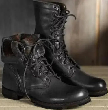 Knight Lace-Up Boots