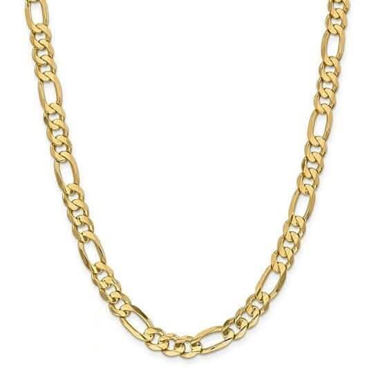 4mm Figaro Chain Necklace - Stainless Steel Necklace Men