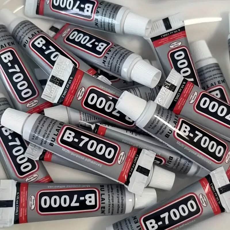 5-Pack: B-7000 Adhesive Glue for Jewelry, Plastic, Metal, Glass, Ceramic