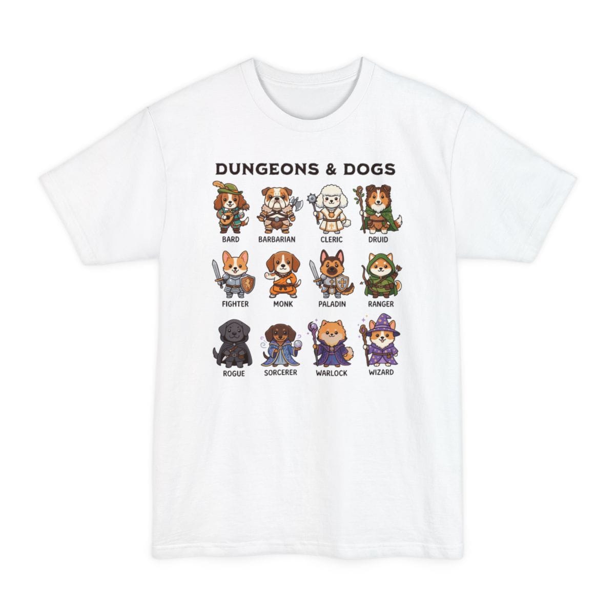 Dungeons & Dogs Tall T-Shirt