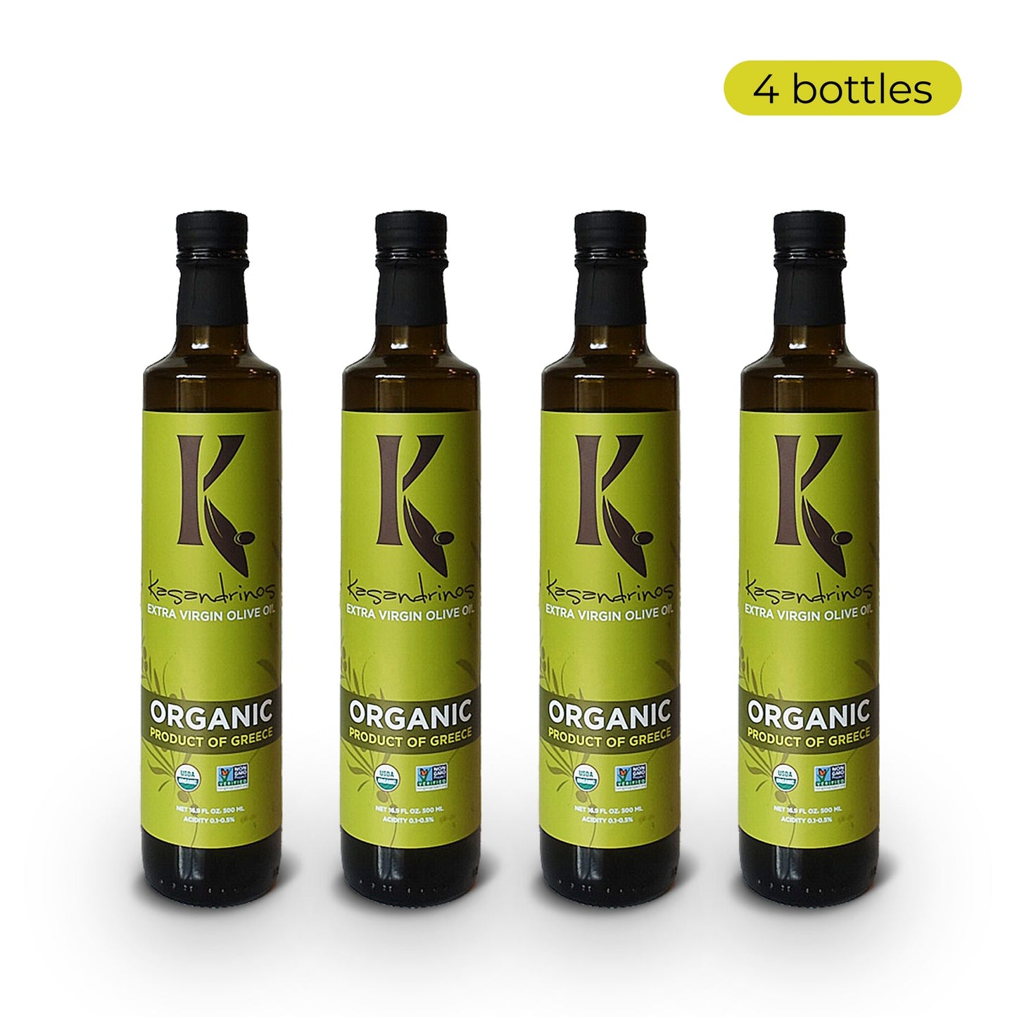 500ml Bottle - Organic EVOO