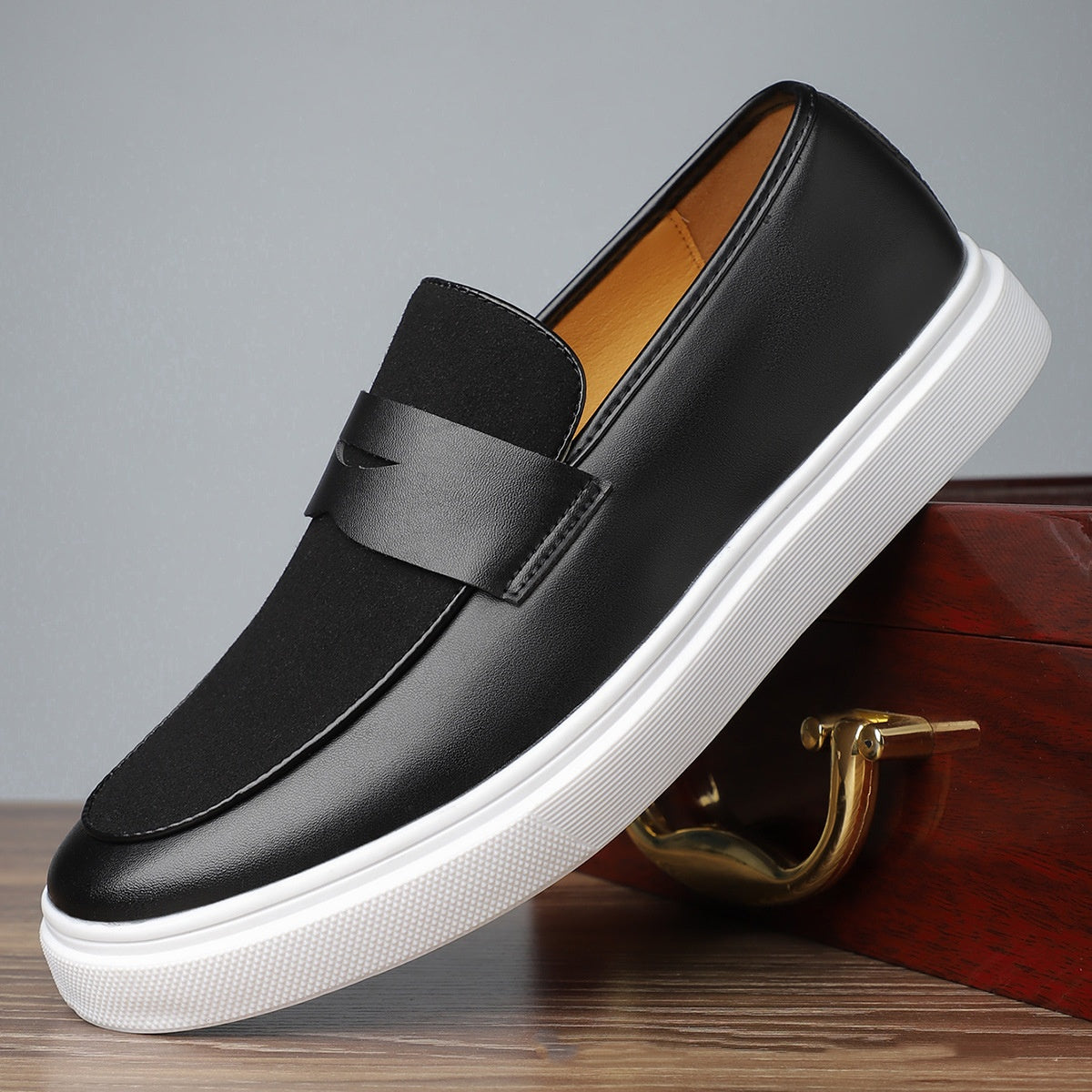 Men's Slip-on Gommino British Style Casual Flats