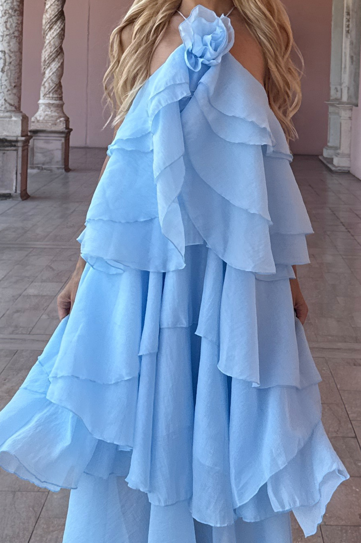 Vestido largo Riley Rose