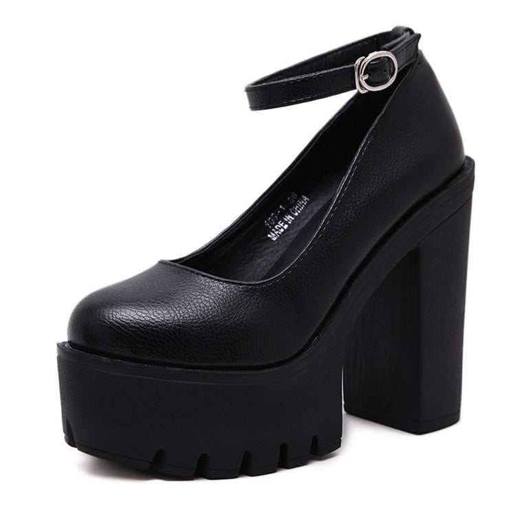 Super High-Heeled Platform Shoes