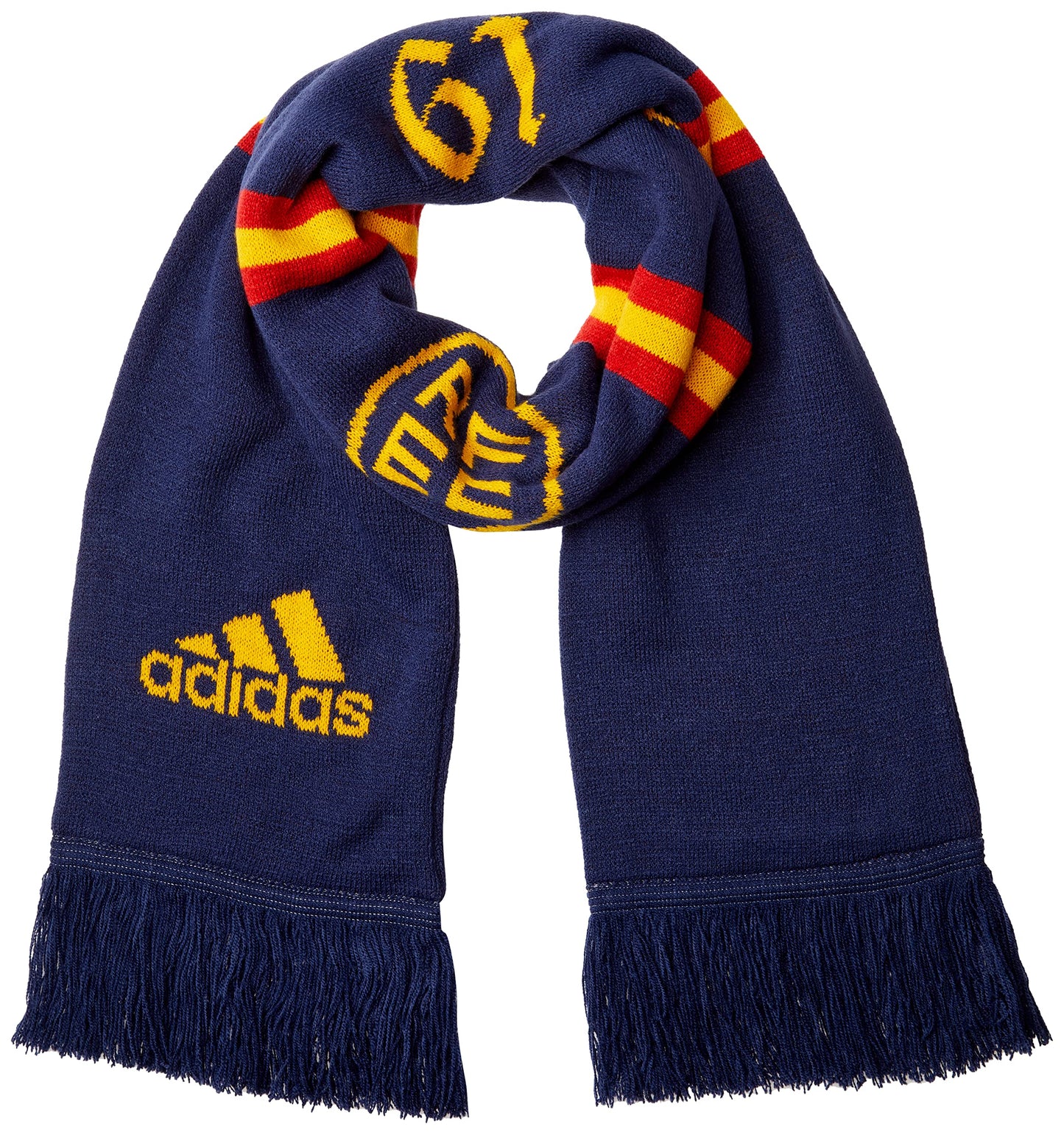 adidas unisex-adult World Cup Football Team Scarf Team Navy Blue/Team Colleg Gold/Team Power Red OSFM