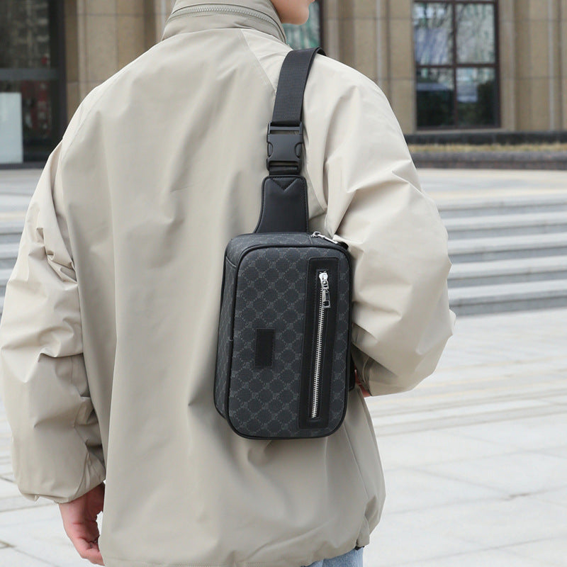 Men's Printed Crossbody Bag