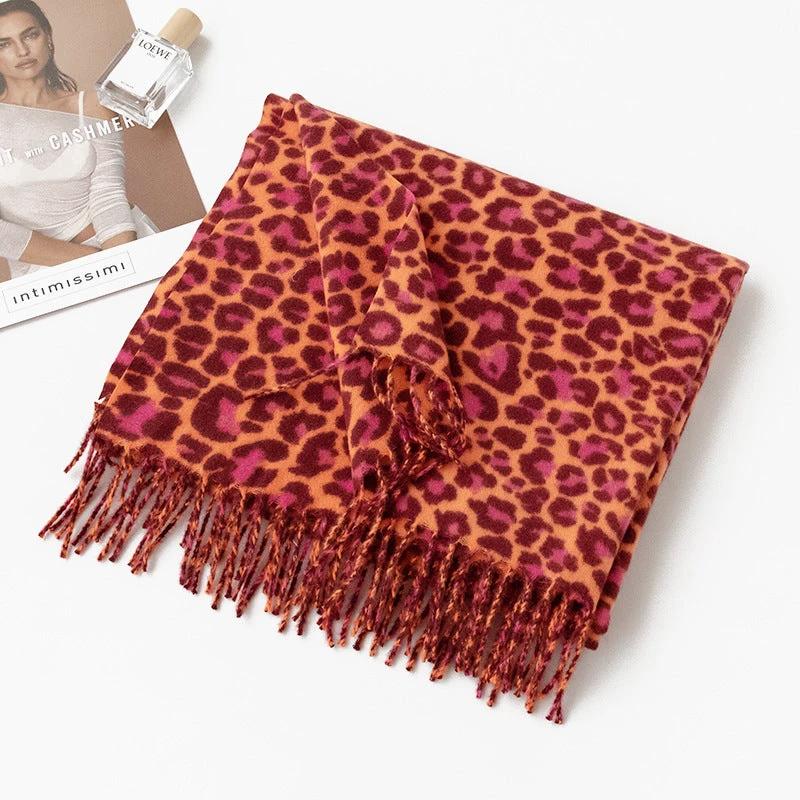 Women's Warm Scarf Cashmere-like Retro Europe And America Scarf Fashion