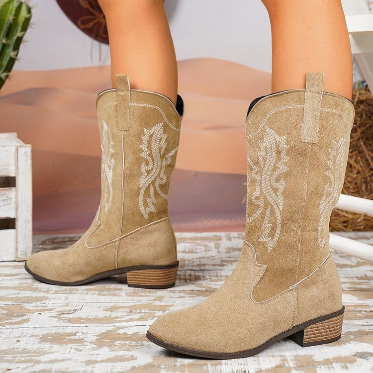 New-style Western Cowboy Riding Boots