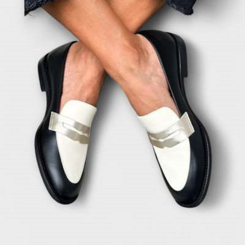 Two-Tone Slip-On Shoes