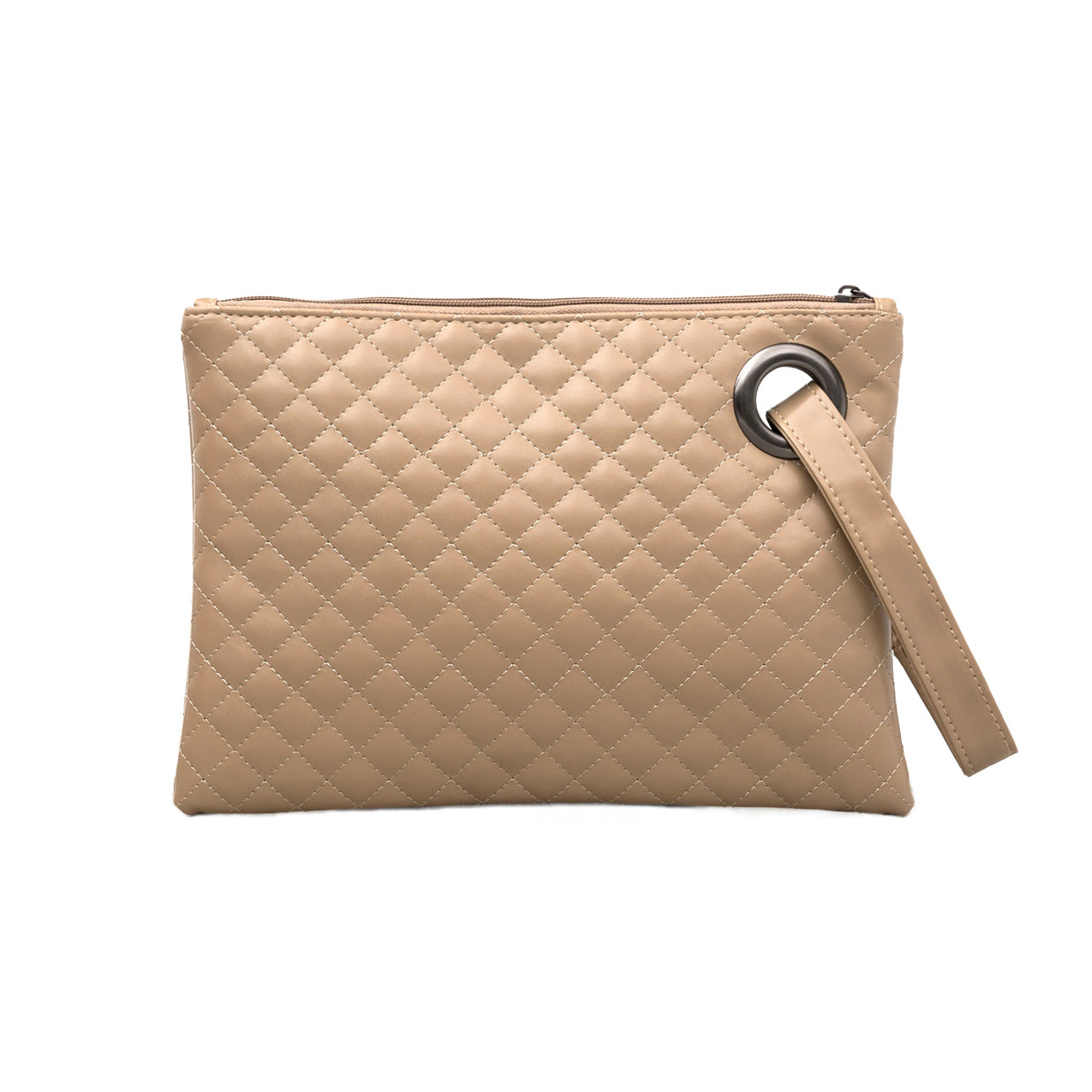 Cartera de mano acolchada
