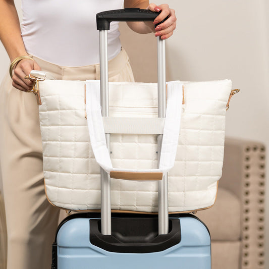Bolso viajero acolchado Mila con minibolso de mano