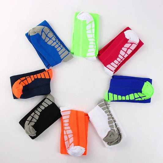 Men's Sports Multi-color Gradient Long Tube Compression Socks