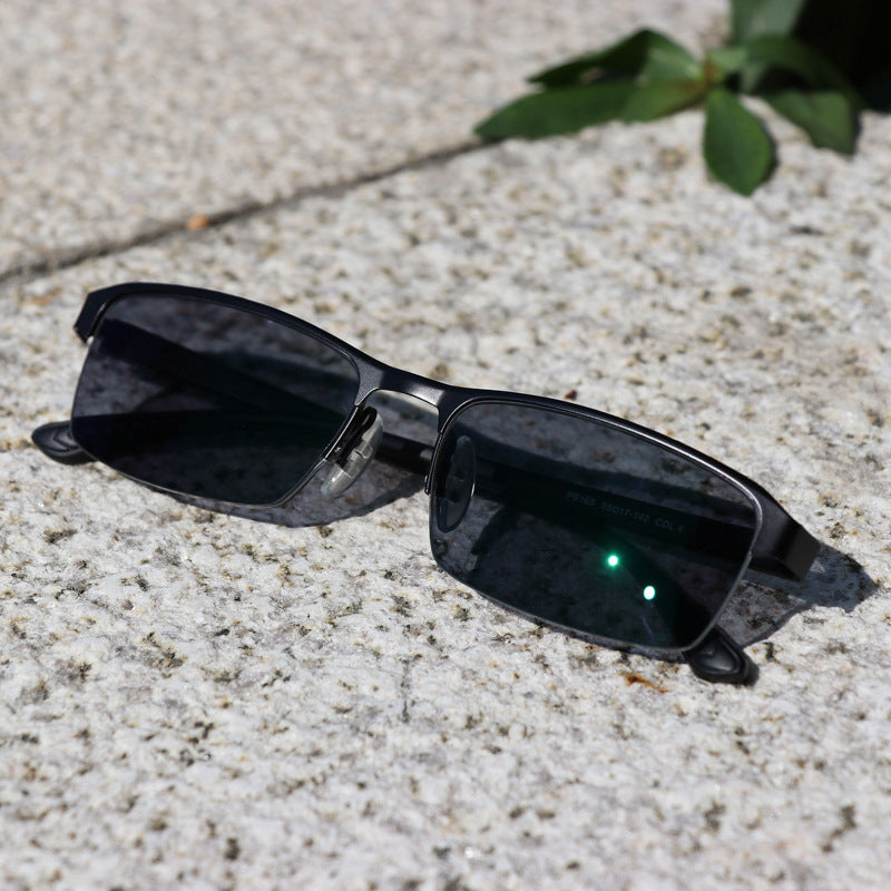 Alloy Frame Sun Transition Photochromic Reading Glasses
