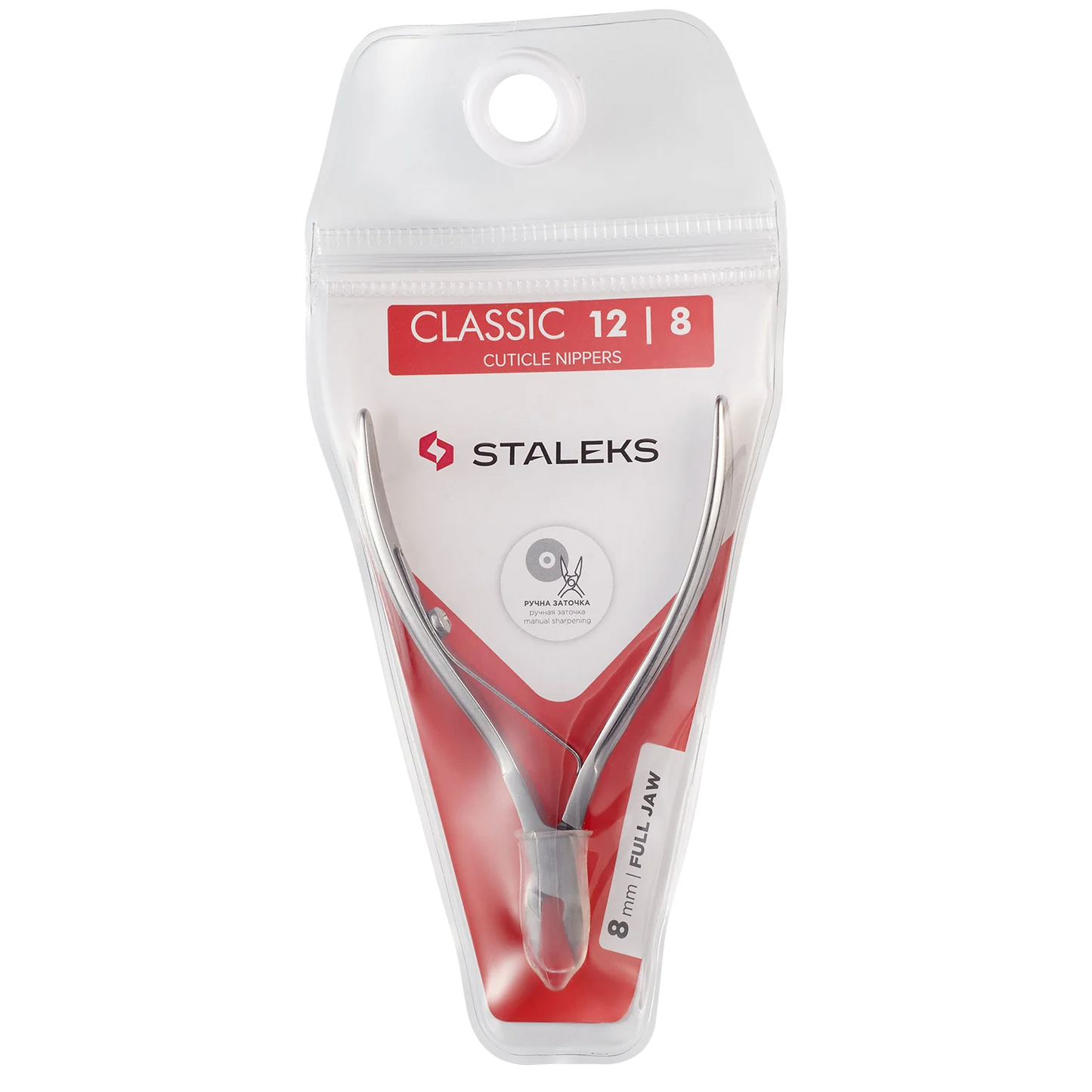 STALEKS CLASSIC 12 CUTICLE NIPPERS 8 MM FULL JAW NC-12-8- STALEKS™