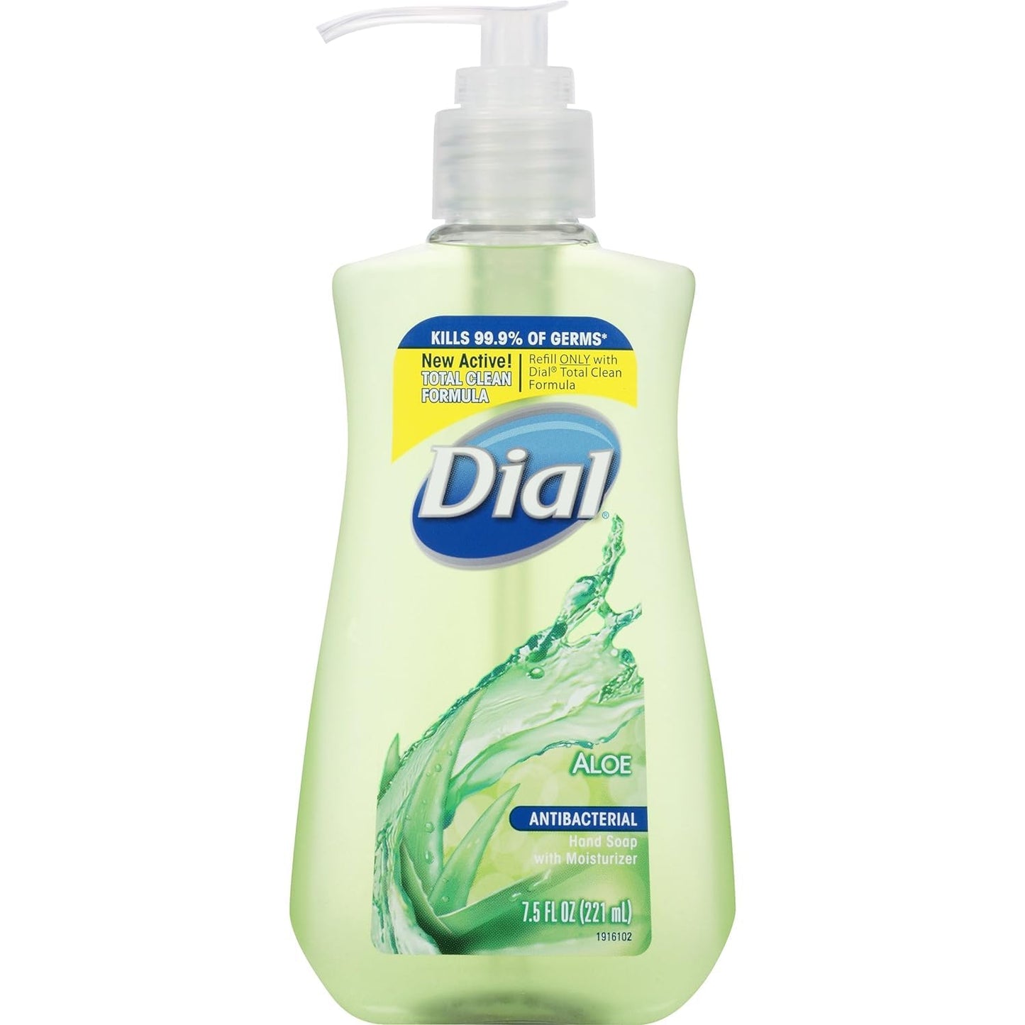 Dial Antibacterial Hand Soap Moisturizing Aloe 7.5 oz (Pack of 4)