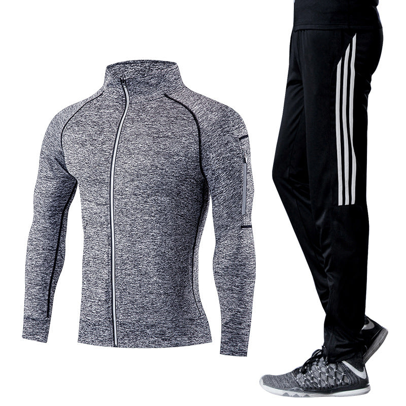 Men'S Fitness Suit Night Running Sportswear Two-Piece Suit