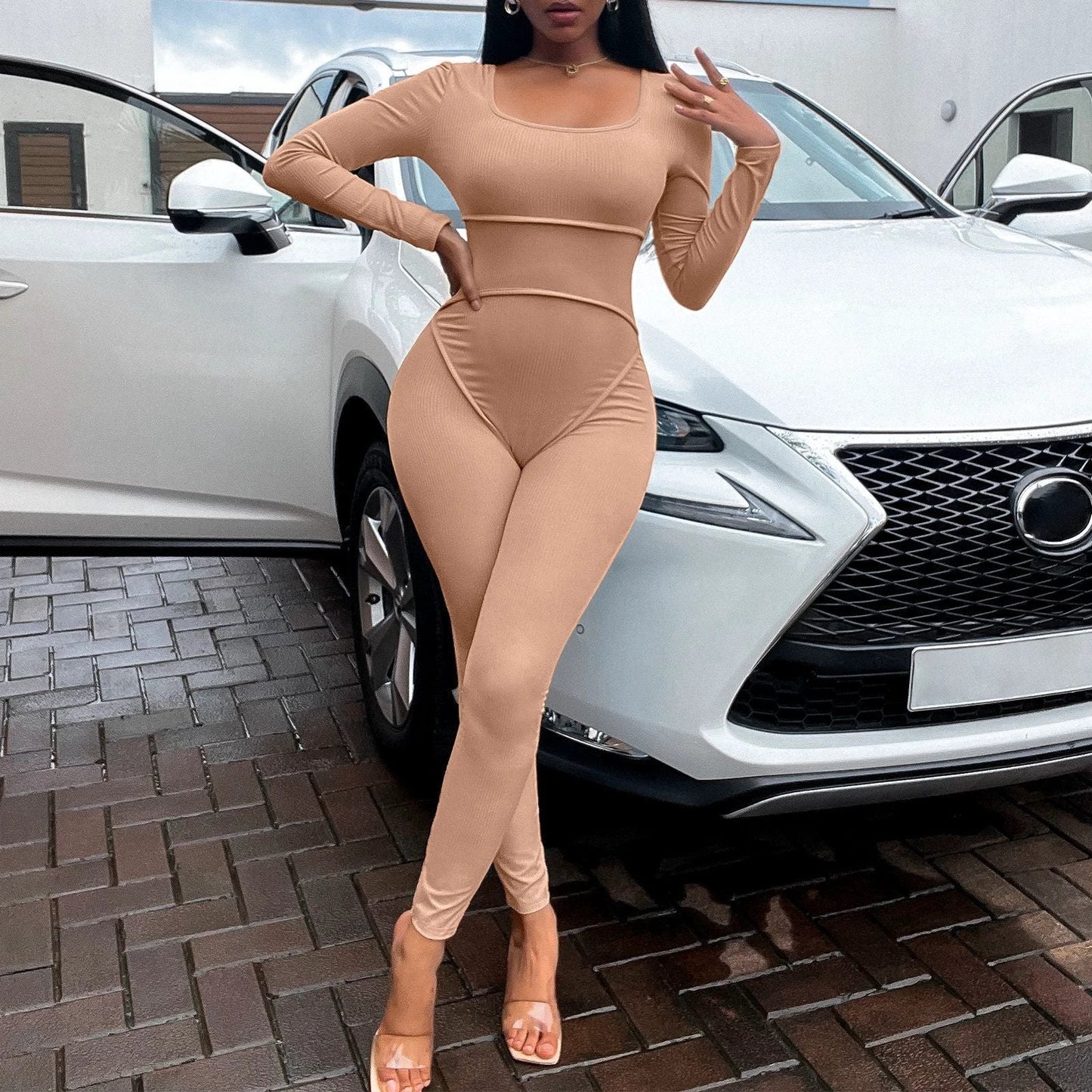 Women's Fashion Slim Slim Jumpsuit