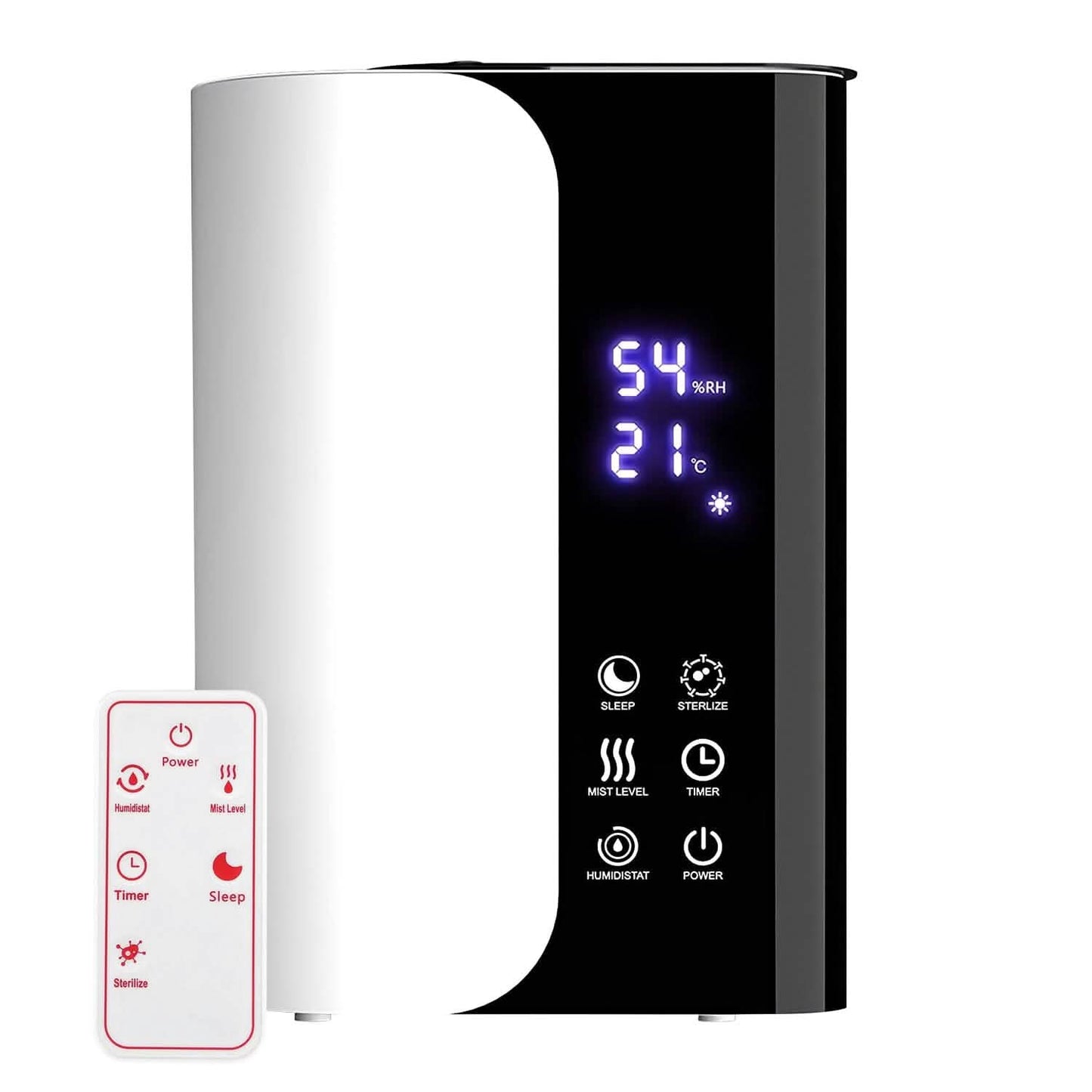 5L Gal Humidifier Top Fill Cool Mist with Essential Oils Diffuser Filter