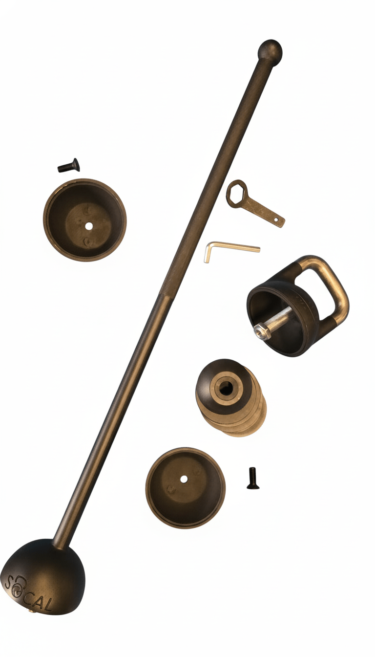 Adjustable Mace & Kettlebell System, 6–12 kg | KOMBOBELL Jr.