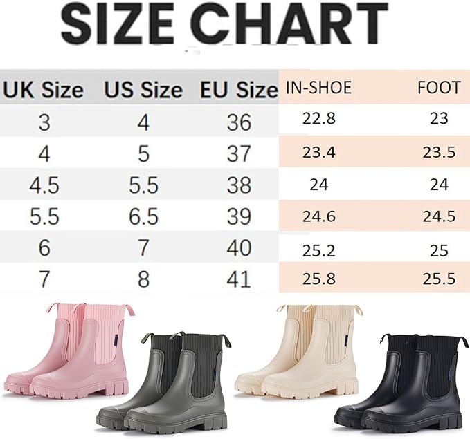 Botas de Lluvia Impermeables y Antideslizantes para Mujer – Mantente Seca en Cada Paso