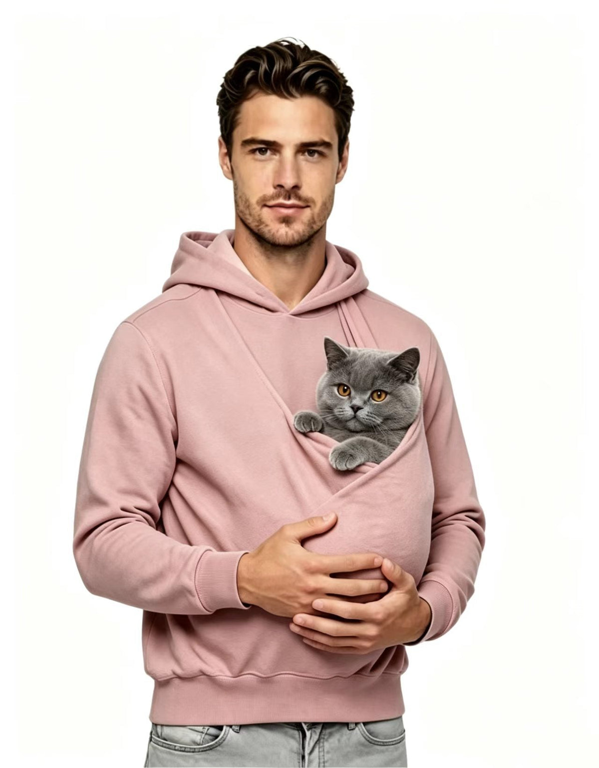 Unisex Hoodie Pet-friendly One-piece Hooded Sweatshirt