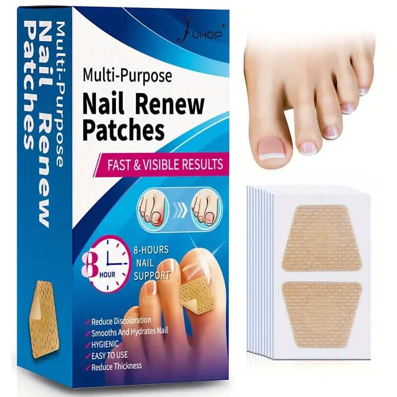 64-Pieces: Extra Strength Toenail Treatment Nail Repair Patches