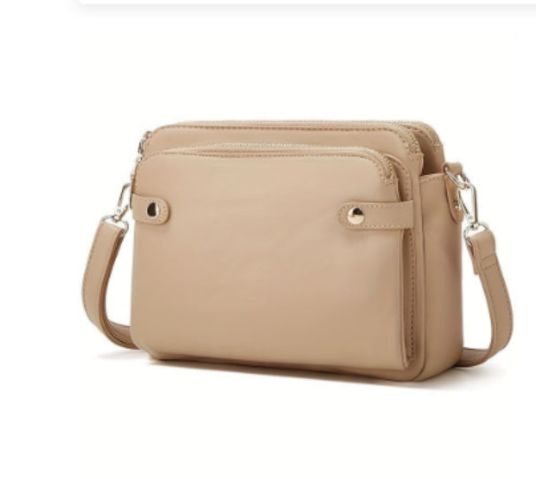 Retro Multi-layer Large Capacity Shoulder Messenger Bag Travel Bag